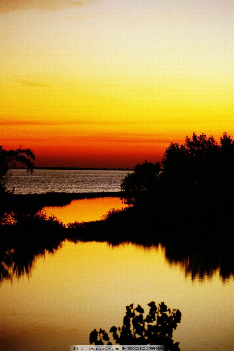 自然风景 黄昏夜景